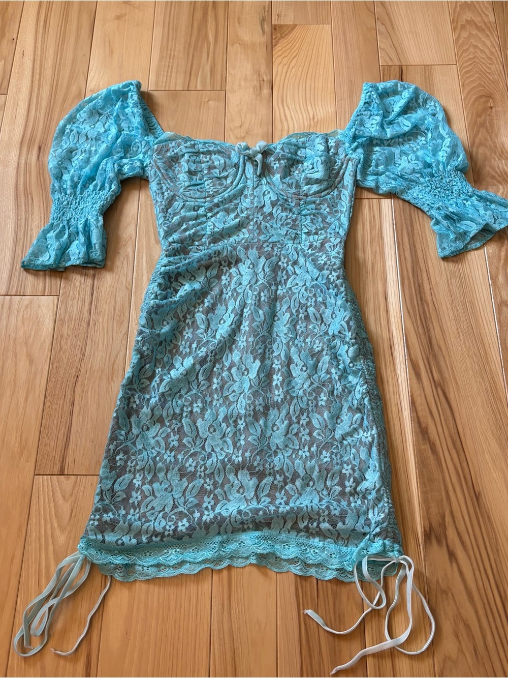 Delia’s Dolls Kill Strike A Pose Lace Mini Dress